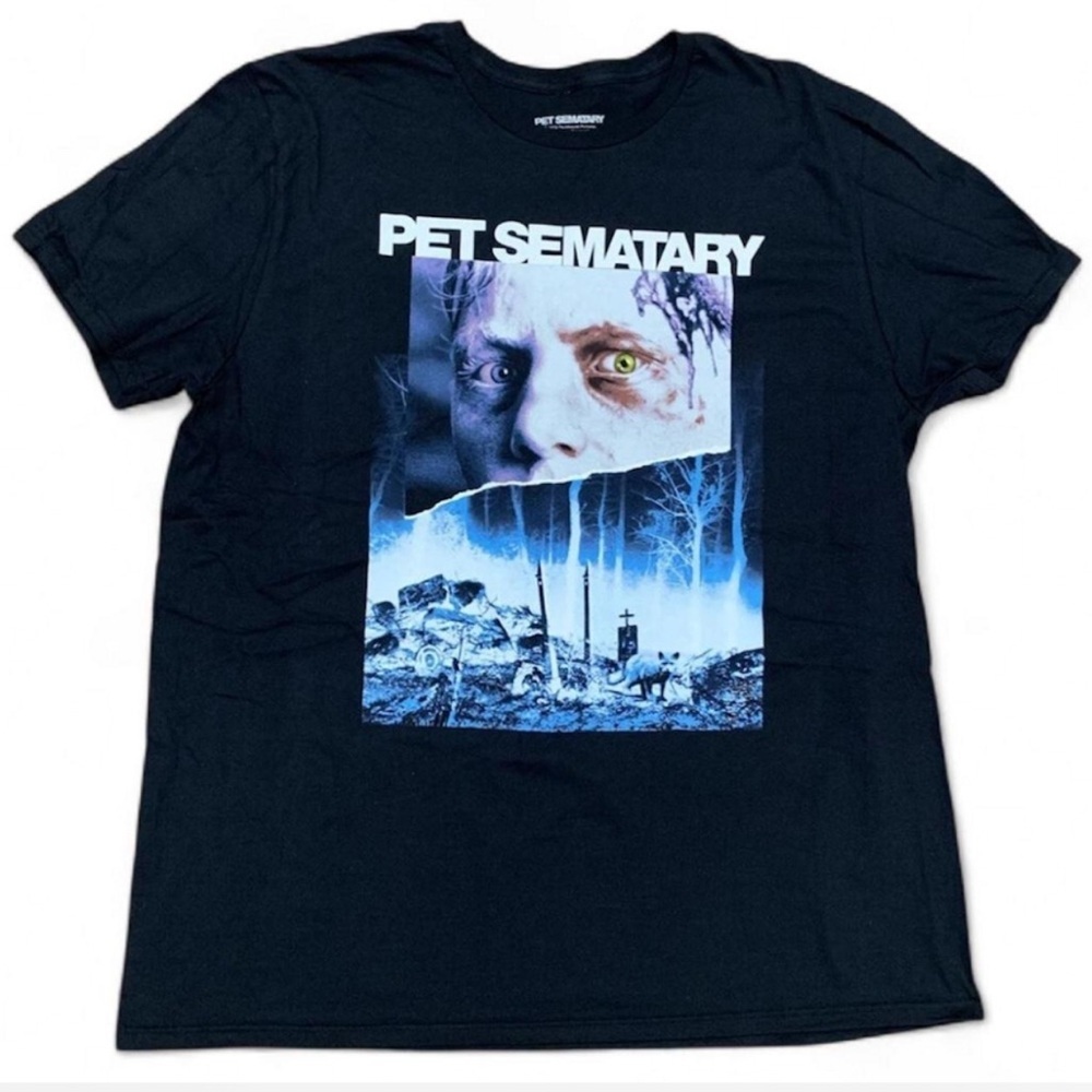 Pet Sematary Movie Promo Tee Stephen King Paramount Pictures XL Black Halloween